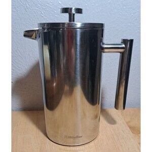 Mueller French Press Coffee Maker 20oz, Stainless Steel Double Insulated